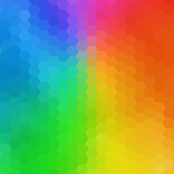 Цвет Векторного Фона Шестиугольника Геометрический Дизайн Многоугольный Стиль — стоковый вектор