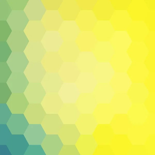 Зеленый Желтый Векторный Фон Геометрический Дизайн Многоугольный Стиль — стоковый вектор