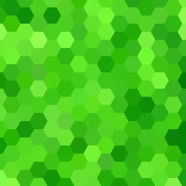 Зеленый Геометрический Фон Шестиугольника Макет Рекламы Шаблон Презентации — стоковый вектор