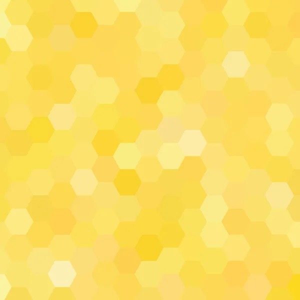 Fondo Amarillo Mosaico Fondo Abstracto Estilo Poligonal — Vector de stock