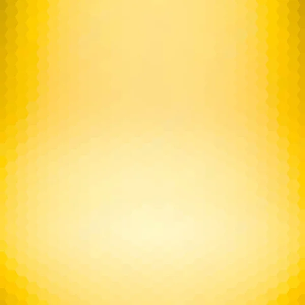 黄色の抽象的なイラスト 幾何学的なデザイン 多角形のスタイル — ストックベクタ