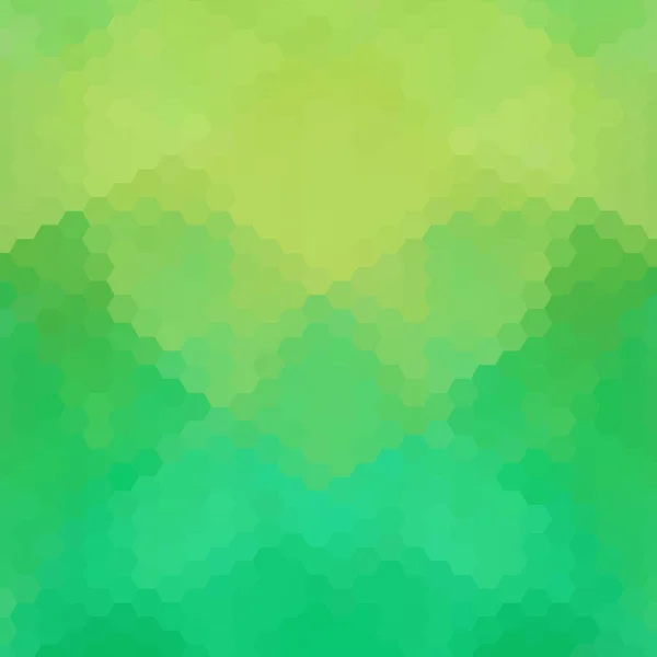 Grüner Hintergrund Mosaik Abstrakten Hintergrund Polygonaler Stil — Stockvektor
