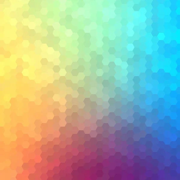 Χρώμα Εξάγωνο Φόντο Γεωμετρικός Σχεδιασμός Πολυγωνικό Στυλ Πρότυπο Παρουσίασης — Διανυσματικό Αρχείο