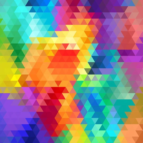 Fondo Triangular Colorido Estilo Poligonal Fondo Mosaico — Vector de stock