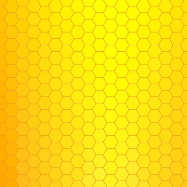 Sarı soyut altıgenler. vektör arkaplanı Geometrik tasarım. çokgen biçimi