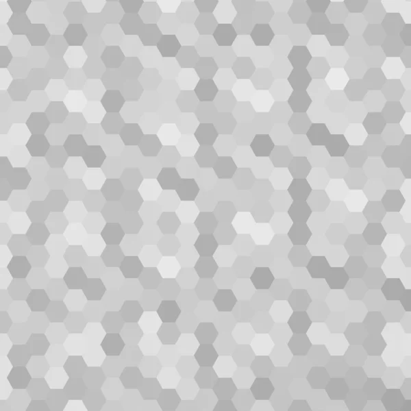 Šedý Šestiúhelník Pozadí Polygonální Styl — Stockový vektor