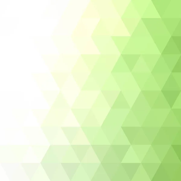 Illustration Triangulaire Verte Style Polygonal Moderne — Image vectorielle