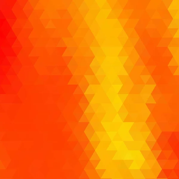 Krásné Geometrické Pozadí Oranžové Trojúhelníky Abstraktní Vektorový Obraz Rozvržení Prezentace — Stockový vektor
