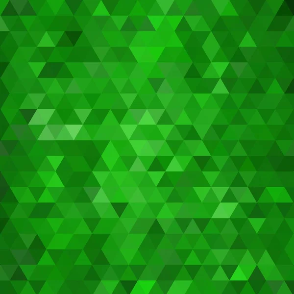 Beau Fond Géométrique Triangles Verts Image Vectorielle Abstraction Présentation Présentation — Image vectorielle