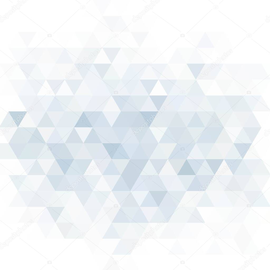 Light blue triangular background. Design element