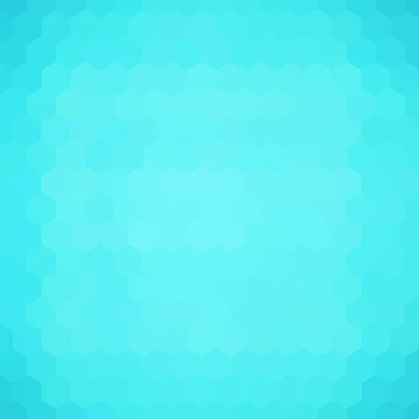 Krásné Geometrické Pozadí Modré Šestiúhelníky Abstraktní Vektorový Obraz Rozvržení Prezentace — Stockový vektor