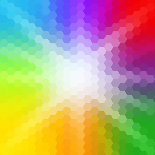 Hexágonos Colores Fondo Vector Abstracto Diseño Geométrico Estilo Poligonal — Vector de stock