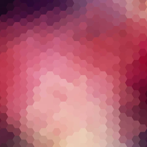 Hexagons Abstract Vector Background Polygonal Style — Stock Vector