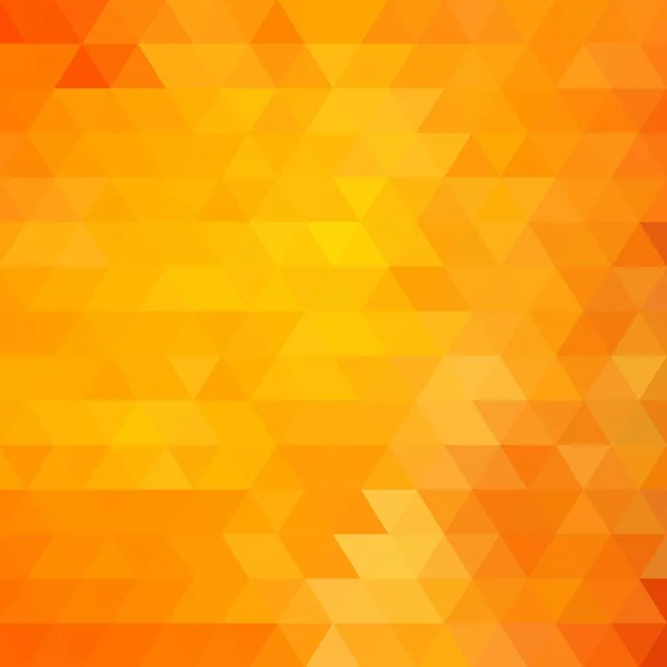 Triangel Bakgrund Orange Geometrisk Design — Stock vektor