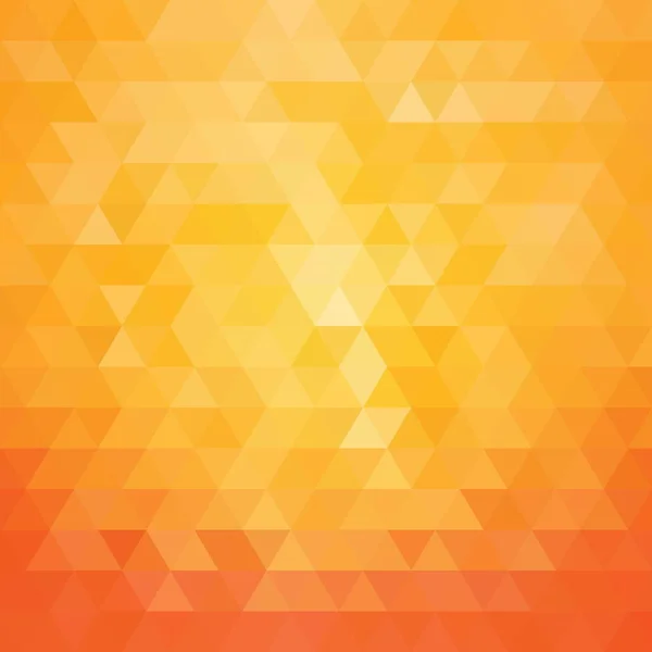 Latar Belakang Segitiga Desain Geometris Oranye - Stok Vektor