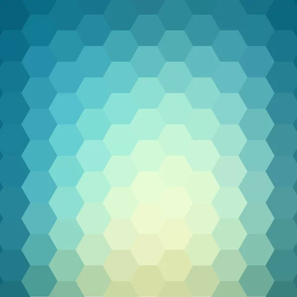 Fondo Vector Abstracto Diseño Hexagonal Estilo Mosaico — Archivo Imágenes Vectoriales