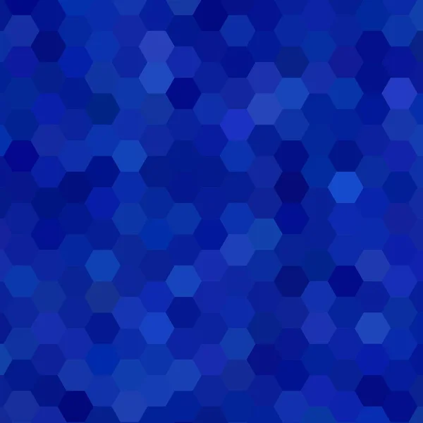 濃い青の六角形の背景 現代的なイラスト 多角形のスタイル — ストックベクタ