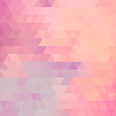 Retro desen geometrik şekiller. Renkli mozaik afiş. Geometrik Retro üçgen arka plan