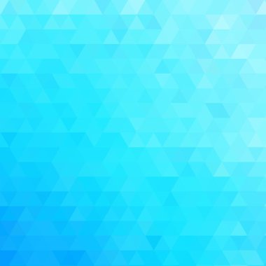 Mavi Işık Çokgen Mozaik Arkaplan, Vektör illüstrasyonu, İş Tasarım Şablonları