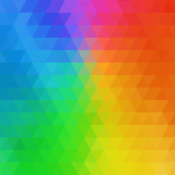 Färg Geometrisk Design Triangelformgivning Polygonal Stil — Stock vektor