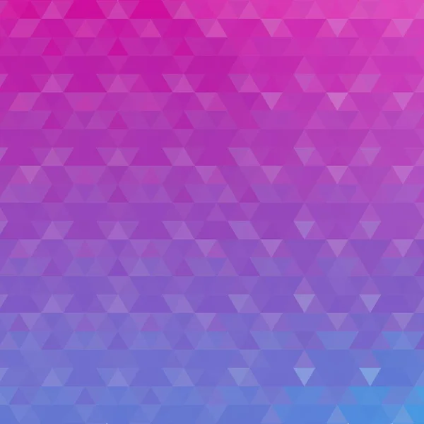 Triangle Abstrait Bleu Rose Style Polygonal — Image vectorielle