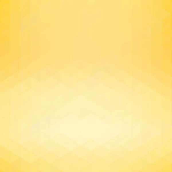 Gelber Abstrakter Vektorhintergrund Dreiecksgestaltung — Stockvektor