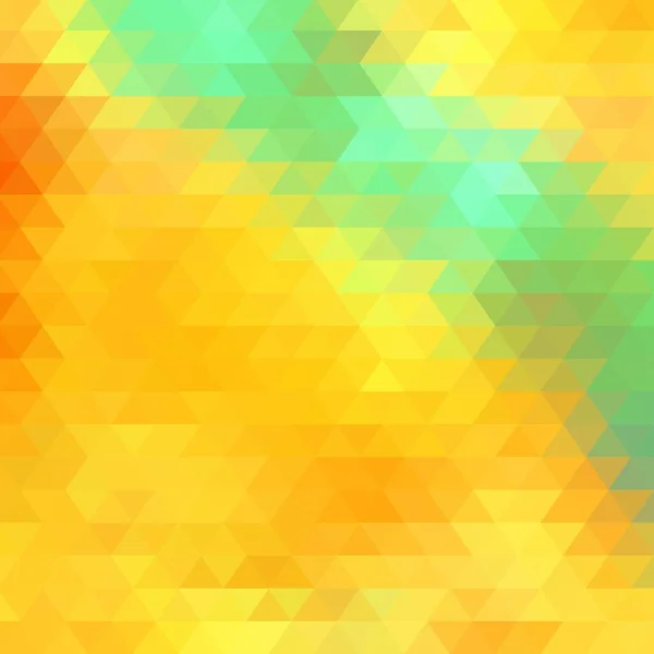Gelbe Und Grüne Grid Mosaik Hintergründe Kreative Design Vorlagen — Stockvektor