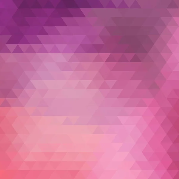 Світло Рожева Багатокутна Ілюстрація Яка Складається Трикутників Трикутний Шаблон Вашого — стоковий вектор