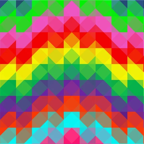 Абстрактный Радужный Фон Цветных Треугольников — стоковый вектор