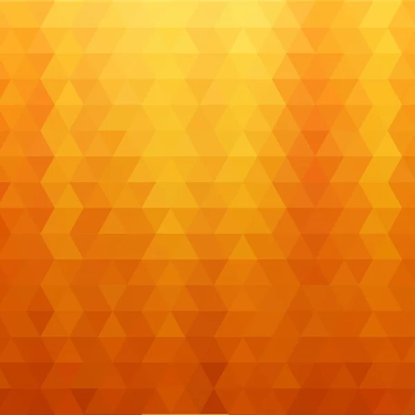 삼각형으로 오렌지 다각형 패턴입니다 그라데이션으로 스타일에 기하학적 배경입니다 귀하의 비즈니스에 — 스톡 벡터
