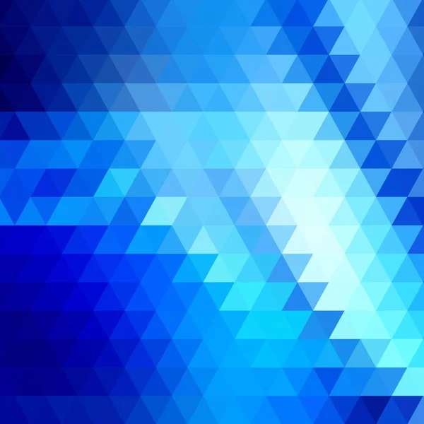 暗い青多角形の図の三角形から成っています ビジネス デザインの三角形のパターン グラデーションを用いた折り紙スタイルの幾何学的な背景 — ストックベクタ