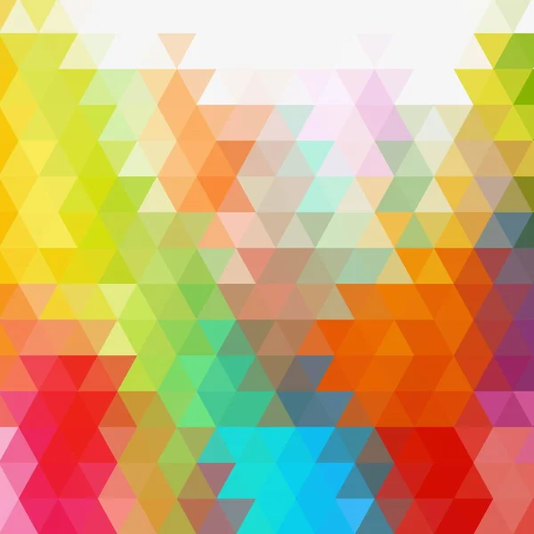 Triángulos Coloridos Fondo Geométrico Patrón Vectorial Estilo Poligonal — Vector de stock