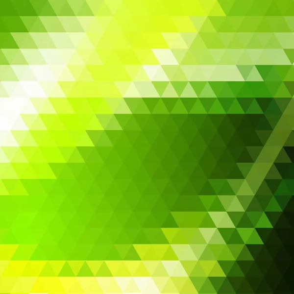 Multicolor Groene Gele Oranje Veelhoekige Illustratie Die Bestaan Uit Driehoeken — Stockvector