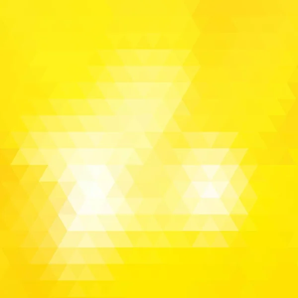 Lichtgeel Oranje Vector Veelhoek Abstracte Patroon Geometrische Illustratie Origami Stijl — Stockvector