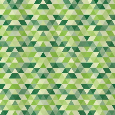 Soyut mozaik geometrik yeşil arkaplan