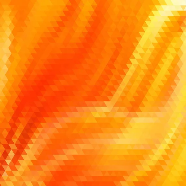 Oranje Vector Geometrische Achtergrond Polygonale Stijl — Stockvector