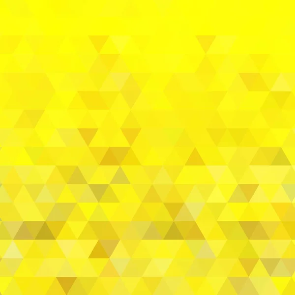 Vetor Abstrato Fundo Triangular Amarelo Estilo Poligonal — Vetor de Stock