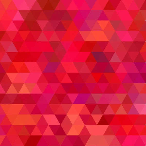 Fond Abstrait Composé Triangles Rouges Conception Géométrique Pour Les Présentations — Image vectorielle