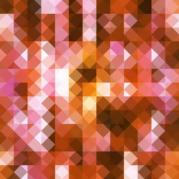 Quadrate Abstrakten Orangen Hintergrund Vektorillustration — Stockvektor