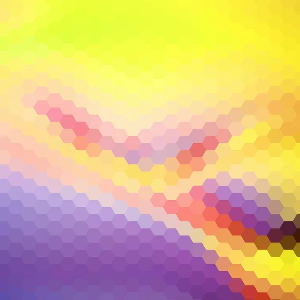 Polygon Bunte Zeit Polygonaler Hex Farbverlauf Für Den Hintergrund Textur — Stockvektor