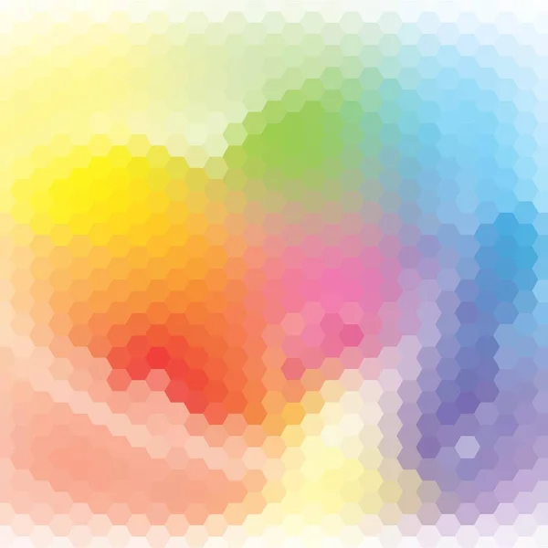 彩色图案 六边形矢量抽象几何背景 列报的布局 — 图库矢量图片