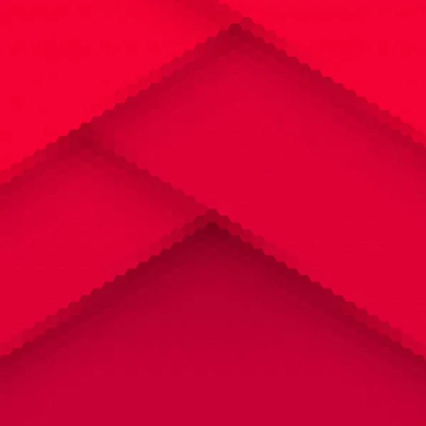 Fondo Rojo Geométrico Mosaico Abstracto — Vector de stock