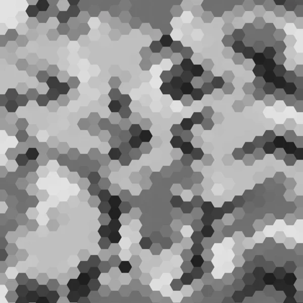 Abstraktní Mozaika Geometrické Šedé Pozadí — Stockový vektor