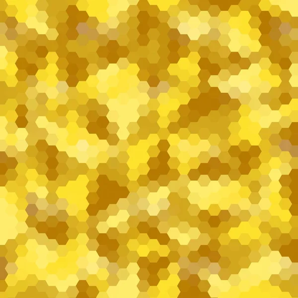 Abstract Geometrisch Patroon Gouden Driehoeken Achtergrond — Stockvector