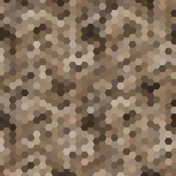 Soyut Mozaik Geometrik Kahverengi Arkaplan — Stok Vektör
