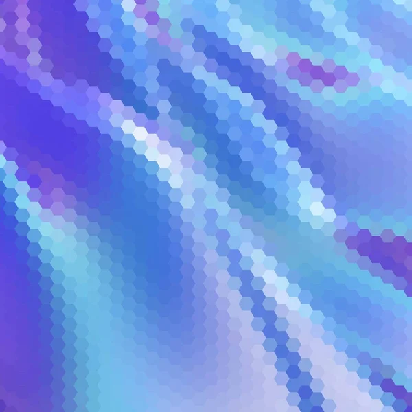 Blauer Honeycomb Abstarct Hintergrund Geometrisches Muster — Stockvektor
