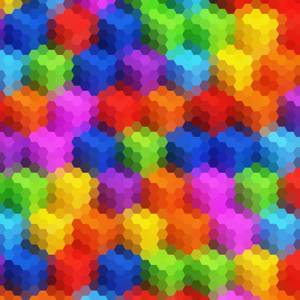 Многоугольное Яркое Освещение Полигональный Шестигранный Цвет Градиент Фона Текстура Фона — стоковый вектор