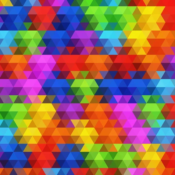 Abstraktes Mosaik Geometrische Farbhintergrund — Stockvektor