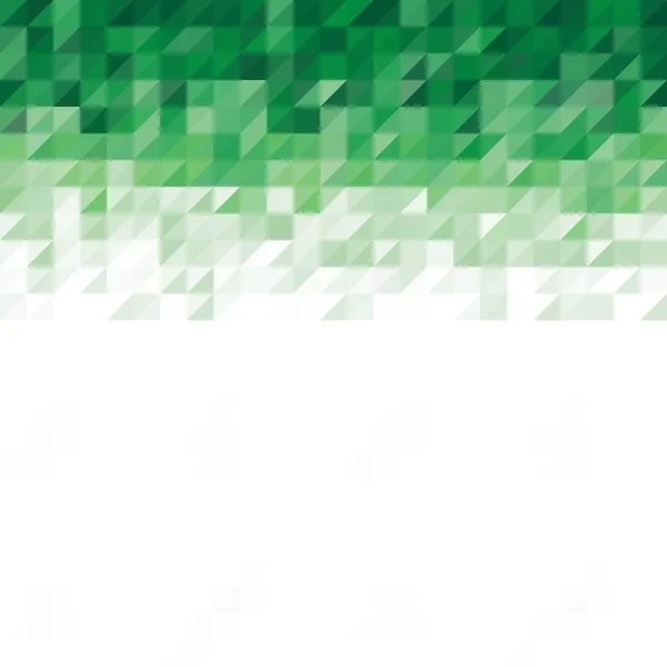 Fond Triangle Abstrait Vert Style Polygonal — Image vectorielle