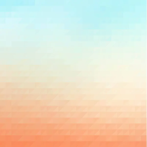 Oranžové Modré Trojúhelníky Pozadí Polygonální Styl — Stockový vektor